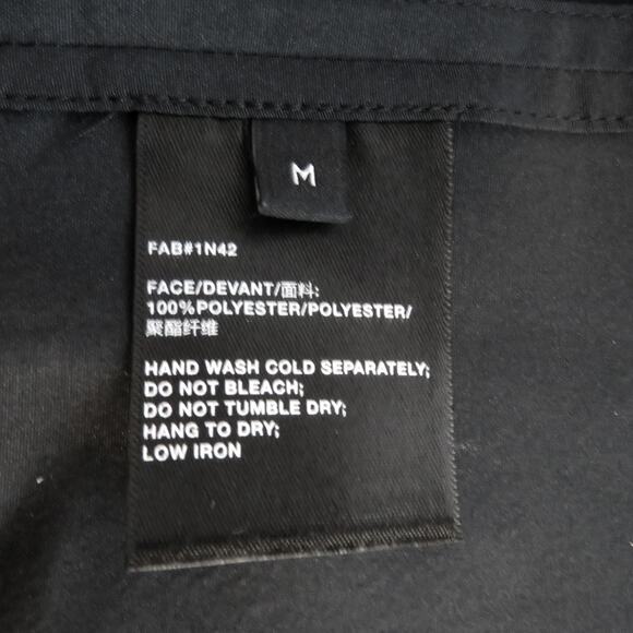 Lafayette 148 New York Porter Belted Dress Medium Long Sleeve Collared Black - Picture 11 of 12